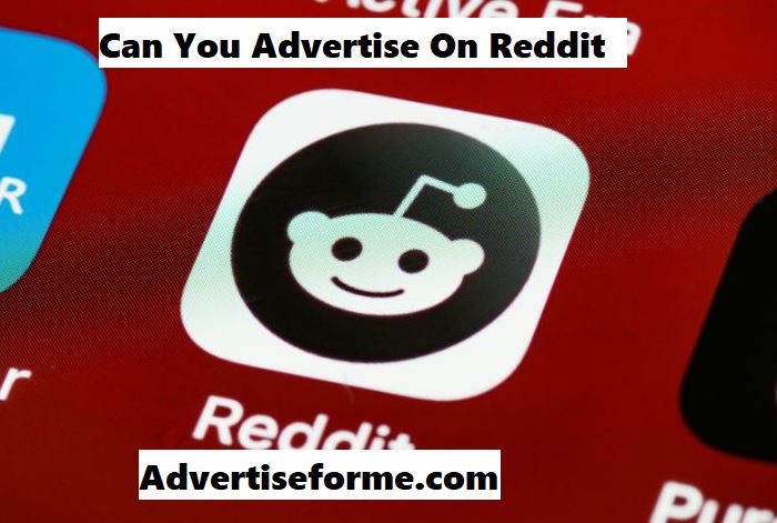 Can You Advertise On Reddit