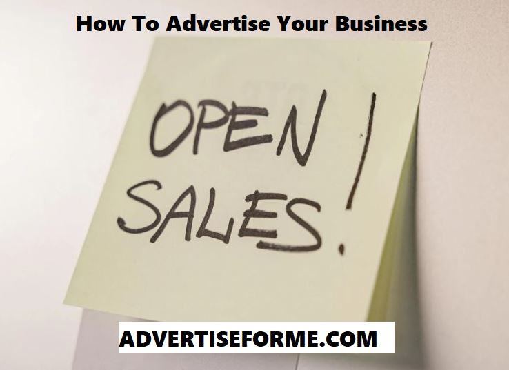 How To Advertise Your Business