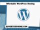 Affordable WordPress Hosting