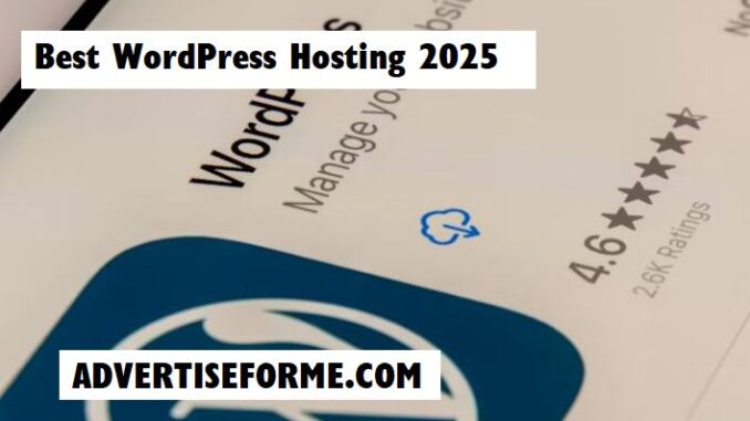 Best WordPress Hosting 2025 Best WordPress Hosting 2025