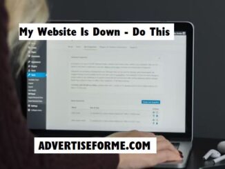 My Website Is Down