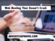 Web Hosting That Doesn’t Crash
